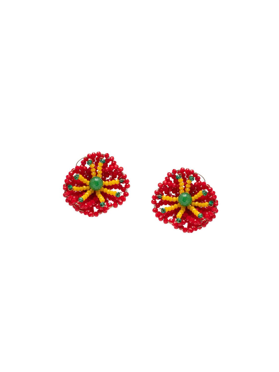 ROSANTICA: Codette Red Earrings