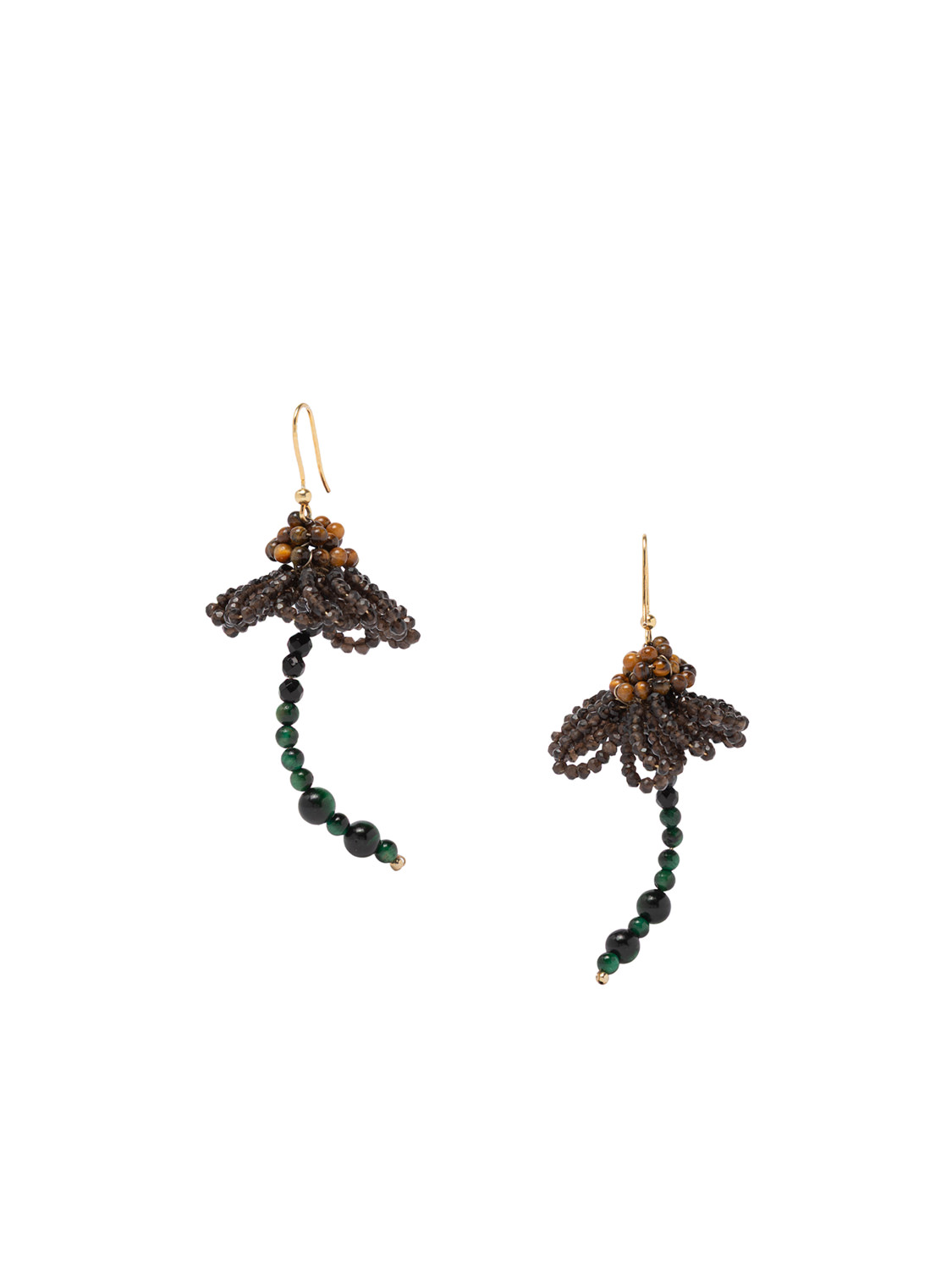 ROSANTICA: Sakura Earrings Brown