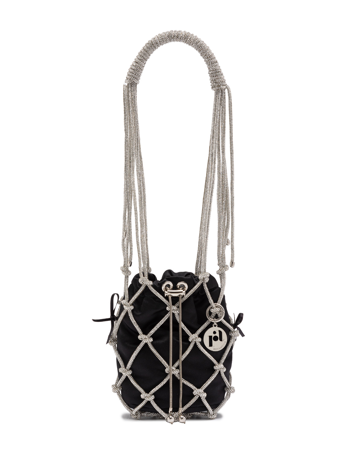 Rosantica Selene Capri velvet shoulder bag - Black