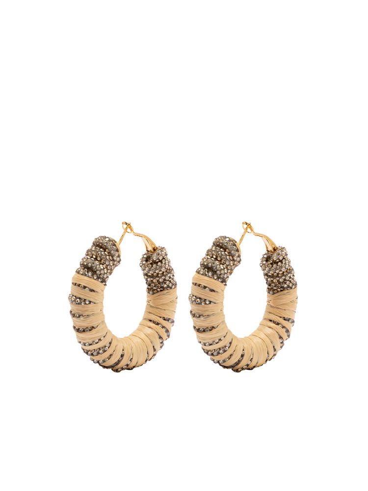ROSANTICA: Lula Beige Earrings