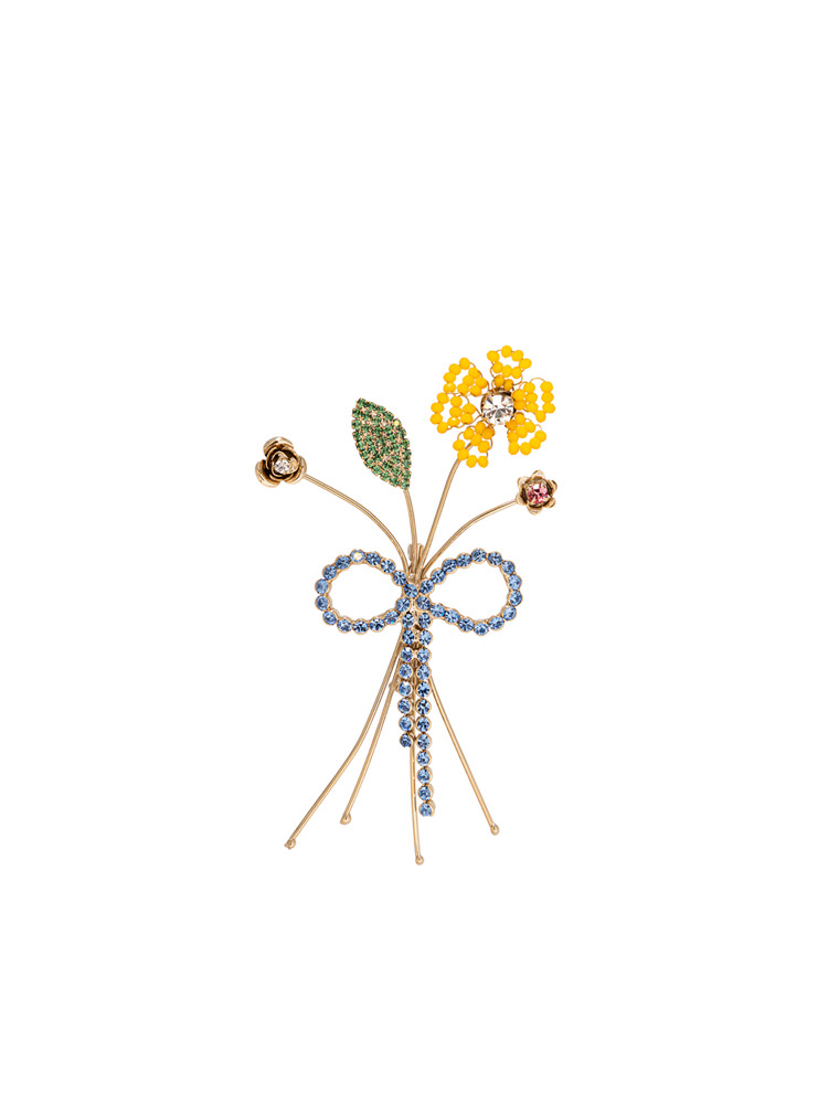 Mazzolino Yellow Brooch