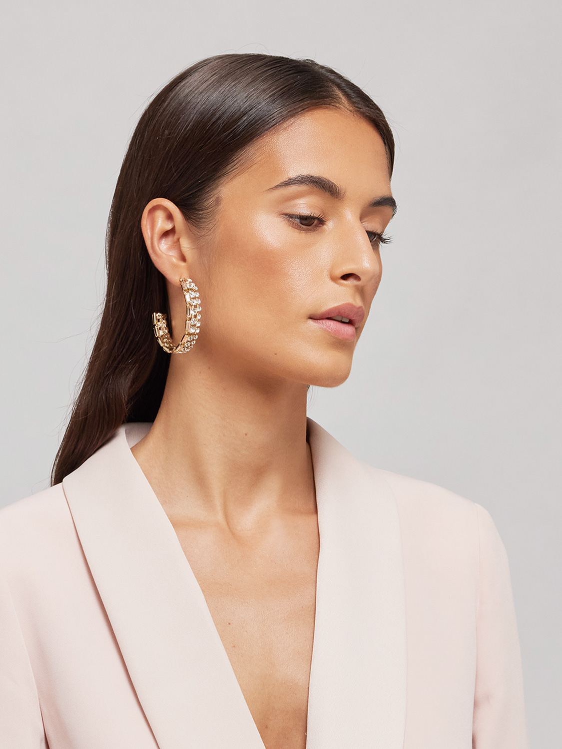 ROSANTICA: Amarena Hoop Earrings