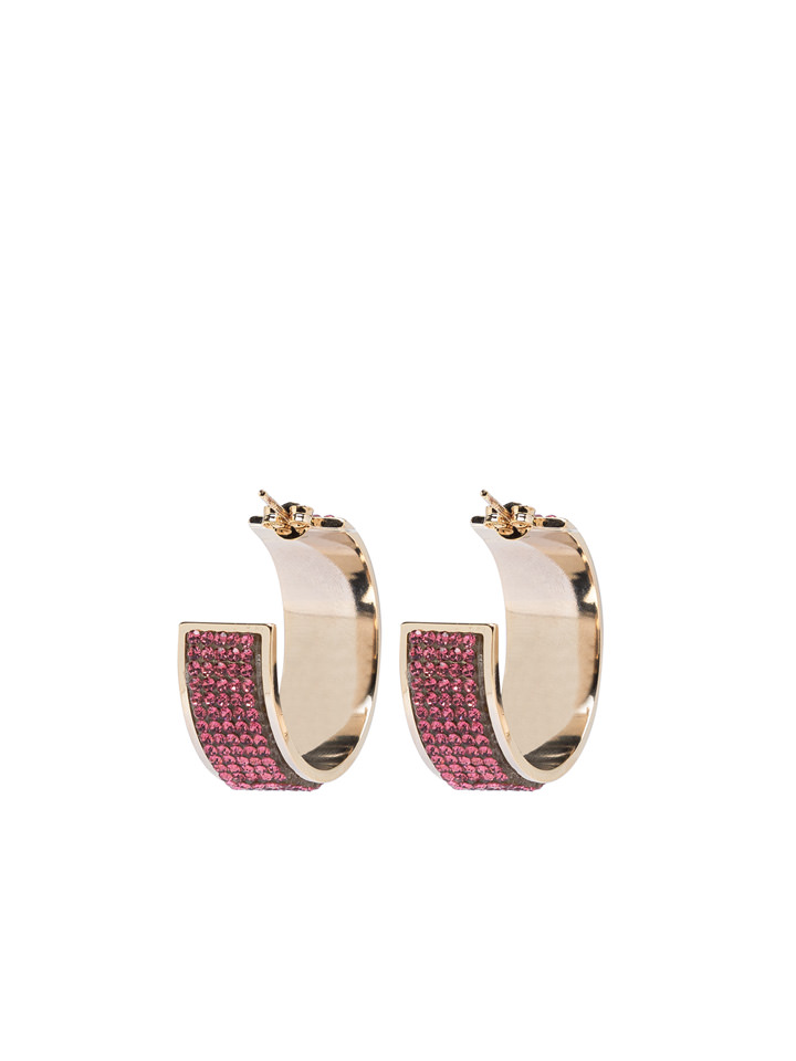ROSANTICA: Astoria Pink Small Earrings