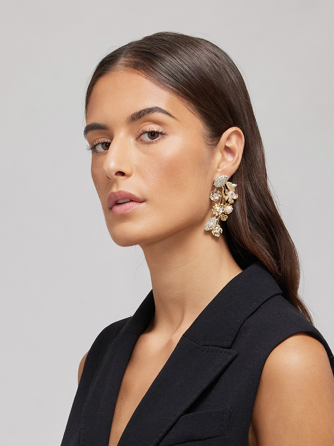 ROSANTICA: Bouquet  Long Earrings