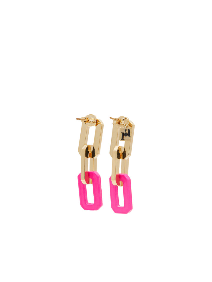 ROSANTICA: Fluo Fucsia Earrings