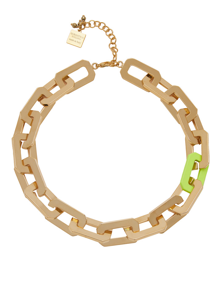 ROSANTICA: Fluo Yellow Necklace