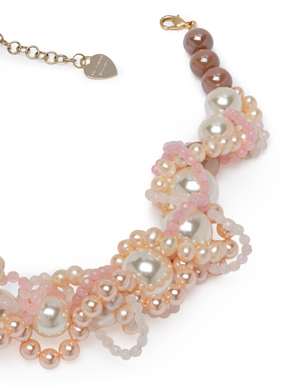 ROSANTICA: Fuji Necklace Pink