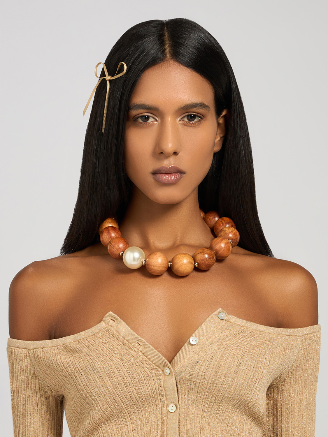 ROSANTICA: Hawaii Brown Necklace