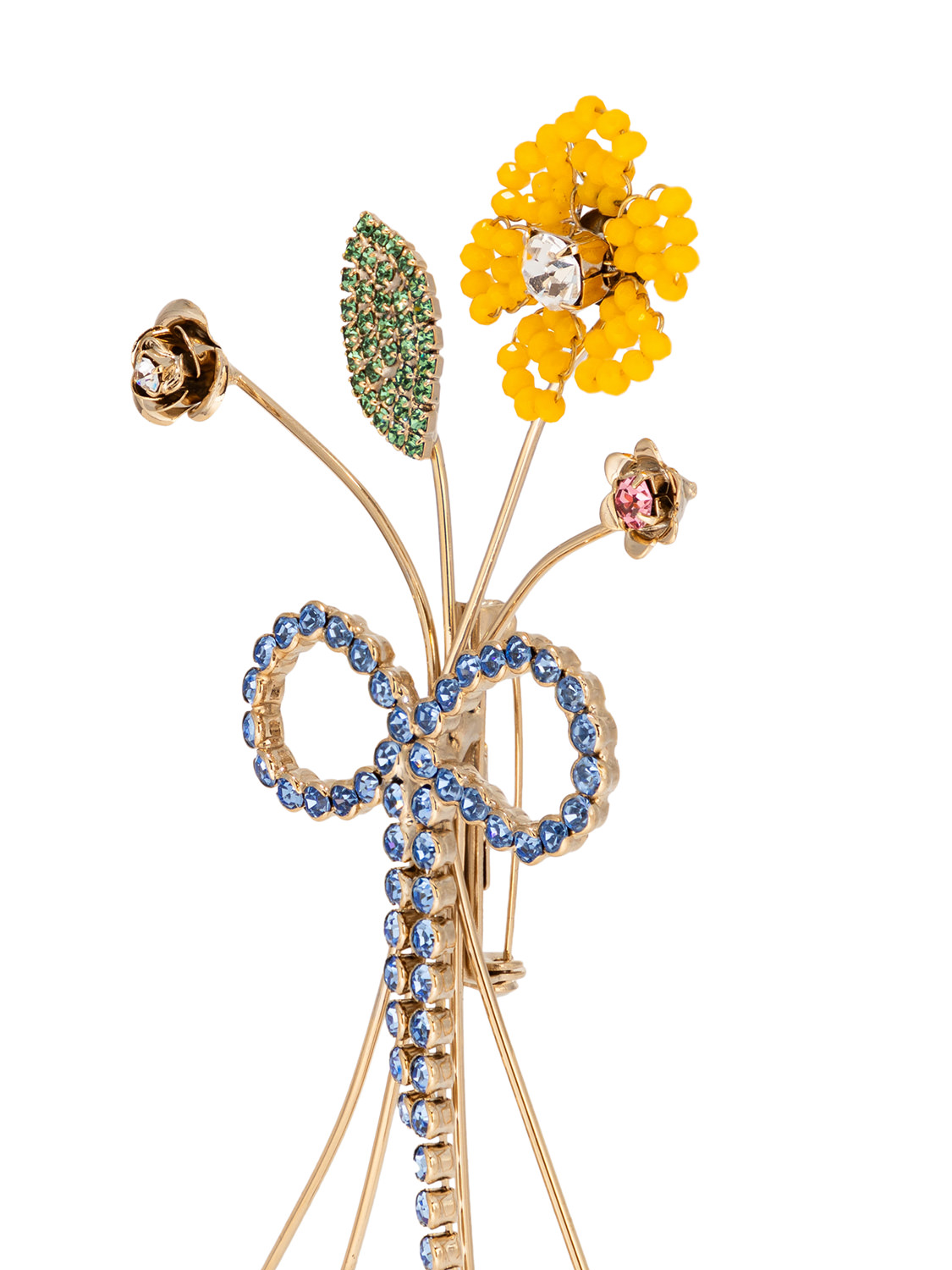 ROSANTICA: Mazzolino Yellow Brooch