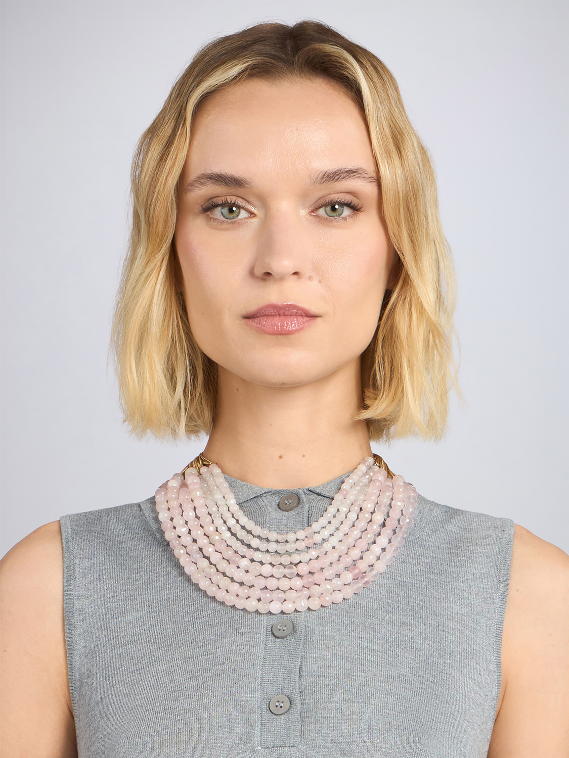 ROSANTICA: Mini Raissa Pink Necklace