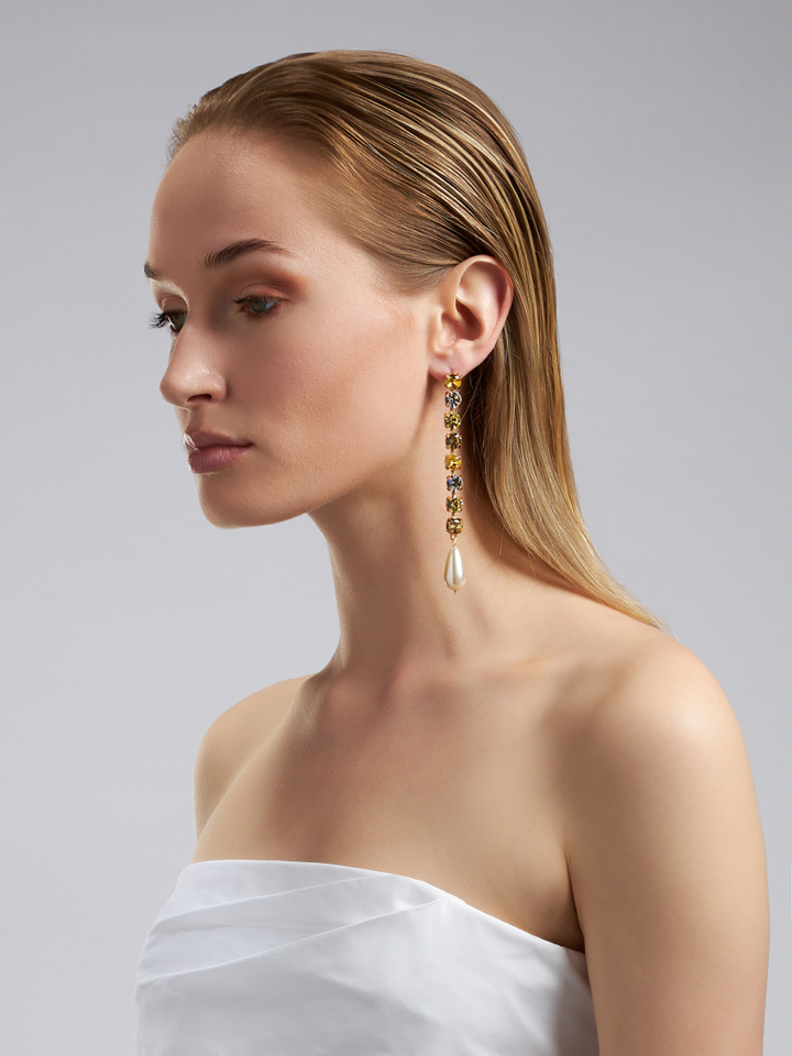 ROSANTICA: Pastello Long Earrings